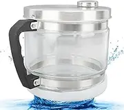 1 Gallon/ 4L Water Glass Carafe for Distiller, Glass Jar for Home/Dental/Beauty Water Distiller, Replacement Glass Collection Bottle Compatible with Most Countertop Water Distiller
