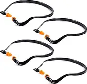 Band Earplugs Hearing Bands Banded Shooting Ear Plugs Lightweight Silicone Earplugs for Construction Work, Sleeping, Concerts, Shooting, Motor Sports Racing (4)