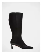 [Steve Madden] Lucid Leather Boots in Black