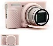 [Alriedy] Soft Silicone Case for Canon PowerShot SX740 HS/SX730 HS - Protective Case Compatible with Canon SX740 HS Camera, Scratch-Resistant Lightweight Silicone Case with 2
