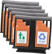 Angoily 5pcs Micro Landscape Wall Light Trash Cans Trash Truck Trash Can with Lid Outdoor for House Garbage Can Outdoor Trash Can Trashcan with Lid Trash Bin Abs