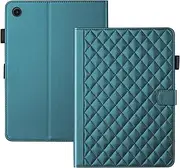 [Nexue] Case for Samsung Galaxy Tab A9+ 11 inch 2023(SM-X210/X216/X218),PU Leather Folio Cover with Multi-Angle Stand//Pen Holder and Card Pocket Case for Galaxy A9 Plus 11" Tablet (Dark Green)