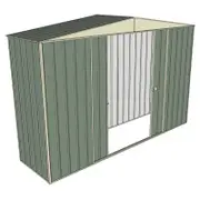 Build-a-Shed 3.0 x 0.8 x 2.3m Double Sliding Door Shed - Green