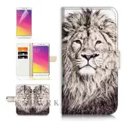 Lion TPU Phone Wallet Case Cover For New Telstra Essential Pro - 31186