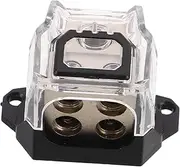 GANAZONO 4 Amp Power Distribution Block Distribution Block Auto Fuse Block Power Distribution Block Zinc Alloy Nickel Plating