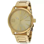 Diesel Men's Rasp Gold Dial Watch - DZ1761