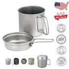 Versatile Trek 900 Aluminum Cookset - Frypan Doubles as Pot Lid, 30 oz Capacity