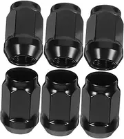 ETHZZLE Lug Nut Covers for Car Wheel 35mm High 19mm Diameter Plated Universal Wheel Nut Covers Car Exterior Accessories Lug Nut Cap Remover