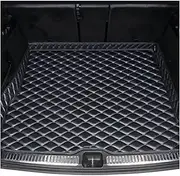 Car Boot Protector for Infiniti M Q70 Q70L Non Hybrid 2019 2013 2014 2015 2016 2017 Car Trunk Mat Leather Carpet Protective Car Trunk Mats(Black and Blue-A,Size2 2019)