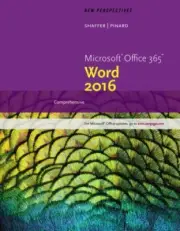 New Perspectives Microsoft Office 365 & Word 2016 Comprehensive, Loose-Leaf