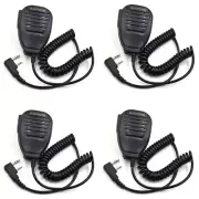 4X Speaker Hand microphones BaoFeng UV-5R DM-5R B5 B6 Walkie Talkie MIC