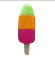 Huxley & Kent Power Plush Popsicle Dog Toy - Sherbert Pop