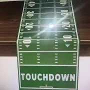 American Football Court Table Runner Touch down Football Birthday Party Decorati