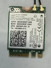 Intel Dual Band Wireless-AC 7265 802.11ac WiFi + Bluetooth Card (7265NGW)