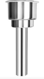 316 Stainless Steel Boat Cup Holder 90 Degree Outrigger (Not Rod Holder)