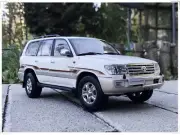 1/18 Scale Toyota Land Cruiser LC100 White DieCast Car Model Toy Collection