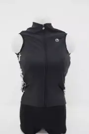 Assos Women's UMA GT Spring / Fall Cycling Vest Size Medium Black/White