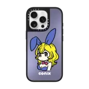 iPhone 16 Pro Mirror Case MagSafe Compatible Bunny