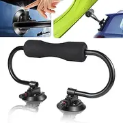 [HLOGREE] Kayak Load Roller,Kayak Roof Roller Loader Mount,Kayak Roller Load Assist,Suction Cup Kayak Roller Loader for Kayak,Kayak Helpers,Kayak Loader Lift Assist System for Car SUV,Kayak Accessories