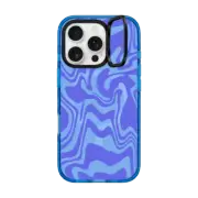 iPhone 16 Pro Impact Ring Stand Case MagSafe Compatible Splitsville - Blue