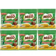 913601 6 x 25g PACKET OF NESTLE MILO CHOCOLATE NUGGETS