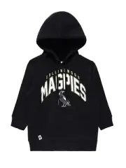 Collingwood Magpies AFL Youth Team Crest Hoody Kids Sizes 8-16! T3