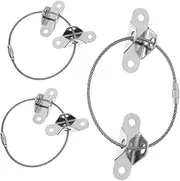 ANDRESLAD Sturdy Furniture Anchors Set Baby Proofing Straps Anti Tip Furniture Straps Self-Tapping Screws for Home Safety