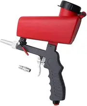 NUZAMAS 21lbs 700 cfm Sandblasting Gun Gravity Feed Air Sandblaster, Portable Speed Blaster Sand Spray Gun Sandblaster Abrasive Sprayer