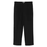 [The Editor] The Editor Pleat-detail Trousers 50 IT BLACK