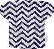Esmeralda Baby Dolly Cover, Drool Pad, Organic, Ergo Drool Cover, Adapt Cover, Omni, Compatible with The Latest Omni, Ergo Baby 360, Front Hugging, Cool Air (Chevron Blue)