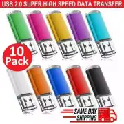 Bulk Lot 10 Pack Usb Flash Drive U Disk Thumb Pen Drive Memory Stick 256mb-16gb