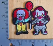 **New** It Pennywise Scary Horror Embroidered Iron On Patch Low Shipping!