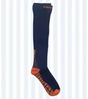 New Squeeze Gear Compression Socks Men’s 4XL Navy / Orange