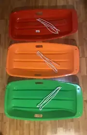 SNOW SLED TOBOGGAN FOR KIDS & ADULTS. 3 PCS.