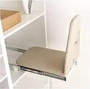 180° Rotating Folding Ironing Board Wardrobe Push-Pull Ironing Board Damping Hidden Ironing Board, Space Saver