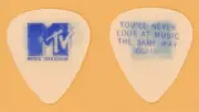 MTV Music Television Vintage Guitar Pick - 1981 Promotional Tour