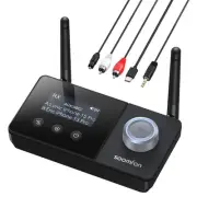 Dual Antenna Bluetooth Transmitter for TV Bluetooth 5.3 Receiver 3-in-1 to 2 ...