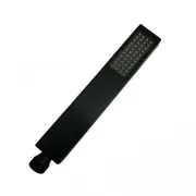 Blaze Matte Black Brass Square Hand-Held Shower Spray Head