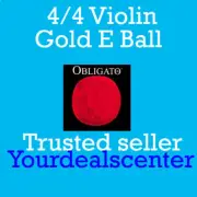 Pirastro Obligato Violin Strings Set 4/4 Gold Ball E