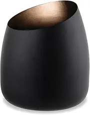 Lexi Lighting Chester Uplight Table Lamp, Black with Steel Base, 4W LED GU10 Bulb Included, Warm Lighting of Table/Floor Lamp for Corner Light