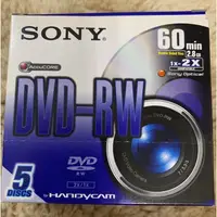 在飛比找蝦皮購物優惠-SONY 日本製DVD-RW 、DVD-R 全新未拆 空白片