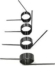 V-Spring,Torsion Spring,10pcs Torsion Spring V-Shaped Spring Small Torsion Spring Wire Diameter 0.5mm Outer Diameter 2.5-6mm Angle 60-180 Degrees (Color : 0.5x6mm 3 Laps (90 Degrees))
