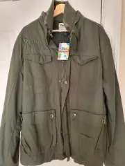 Desigual Men Parka with sherpa lining size 2XL