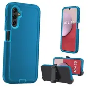 for Samsung Galaxy A14 5G case,A14 5G Heavy Duty case,[Military Grade Lake Blue