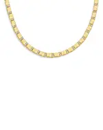 Kenneth Jay Lane Pave Bar Necklace in 14K Gold Plated, 16