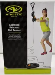 New - Lacrosse Rebound Ball Trainer By Athletic Works - Catch Scoop Shoot