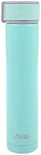 Oasis Skinny Mini Stainless Steel Double Wall Insulated Drink Bottle 250ml Green