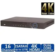 Dahua NVR4216-4K 16 Channels NVR Record up to 8M IP Camera with 2TB HDD