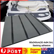 Dark Gray Boat Flooring EVA Foam Marine Faux Teak Decking Mat for Yacht Pontoon