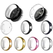 Watch Case Electroplated TPU Protective Case for Google Pixel Watch 1/2